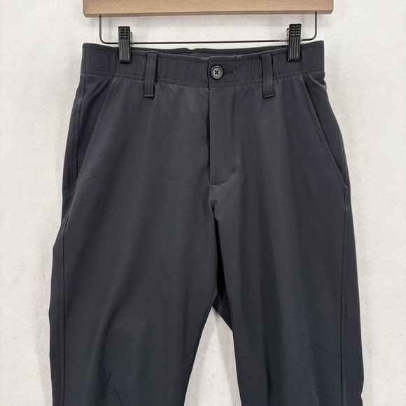 Under Armour Pants Mens 28x30 Black Golf Athletic Stretch Lightweight Casual - Picture 2 of 13